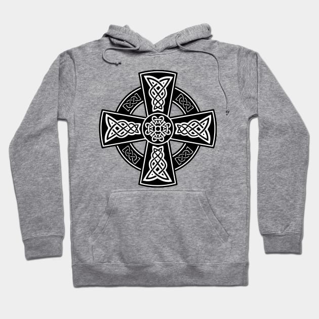 Celtic High Cross Decorative Knotwork 1 Hoodie by taiche